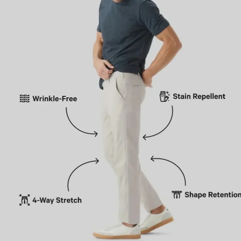 Jack Archer Jetsetter -Stone Pants